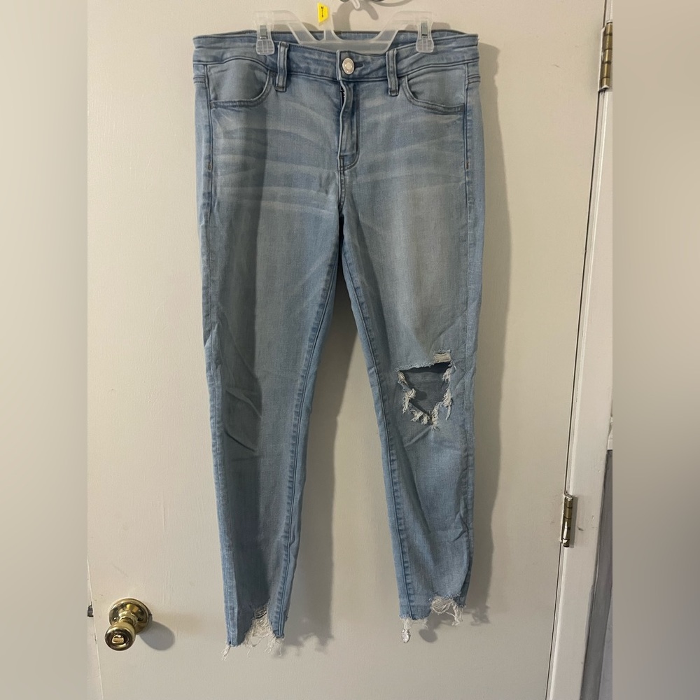 American Eagle Ripped Skinny Jeans